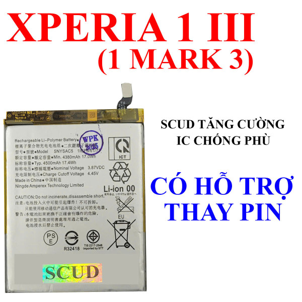 Pin Webphukien cho Sony Xperia 1iii (1 Mark 3) SNYSAC5 4500 mAh