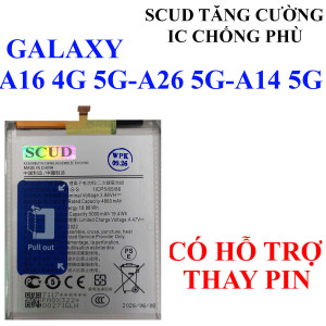 Pin Webphukien/SCUD cho Samsung Galaxy A16 4G 5G, A26 5G, A14 5G W3-S-S 5000mAh