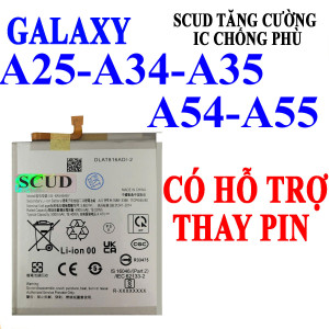 Pin SCUD/Webphukien cho Samsung Galaxy A25/A34/A35/A54/A55 EB-BA 546ABY 5000mAh