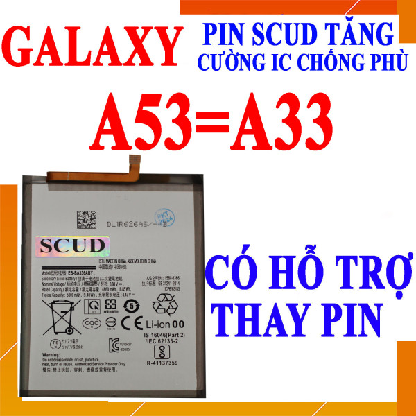 Pin Webphukien cho Samsung Galaxy A53/A33 EB-BA336ABY 5000 mAh