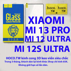 Kính cường lực Xiaomi Mi 12 Ultra, Mi 12S Ultra, Mi 13 Pro hiệu Hoco.tw