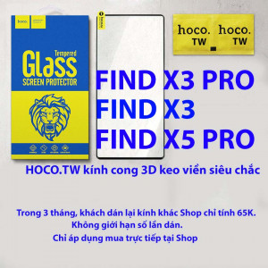 Kính cường lực Oppo Find X3/Find X3 Pro/Find X5 Pro hiệu Hoco.tw