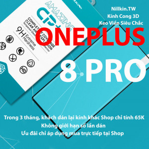 Kính cường lực OnePlus, One Plus 8 Pro hiệu Nillkin.tw