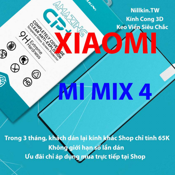 Kính cường lực Xiaomi Mi Mix 4 hiệu Nillkin.tw