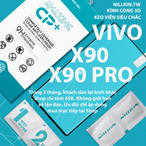 Kính cường lực Vivo X90, X90 Pro hiệu Nillkin.tw