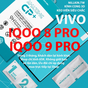 Kính cường lực Vivo IQOO 8 Pro, IQOO 9 Pro hiệu Nillkin.tw