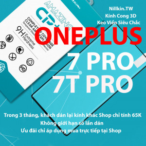 Kính cường lực OnePlus, One Plus 7 Pro, 7T Pro hiệu Nillkin.tw
