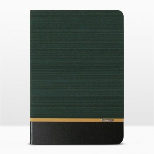 Bao da iPad Air 2 vân vải hiệu Kaku Brown Series (xanh Ngọc)