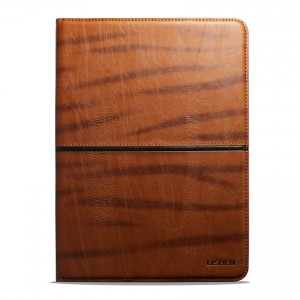 Bao da iPad Air / iPad Air 2 hiệu Lishen The find leather (Nâu)