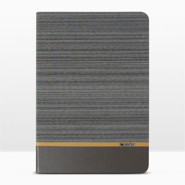 Bao da iPad Pro 9.7 inch vân vải hiệu Kaku Brown Series (Xám)