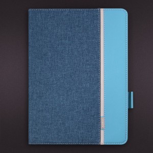Bao da iPad Pro 9.7 inch vân vải hiệu Kaku Popular Series (xanh Ngọc)
