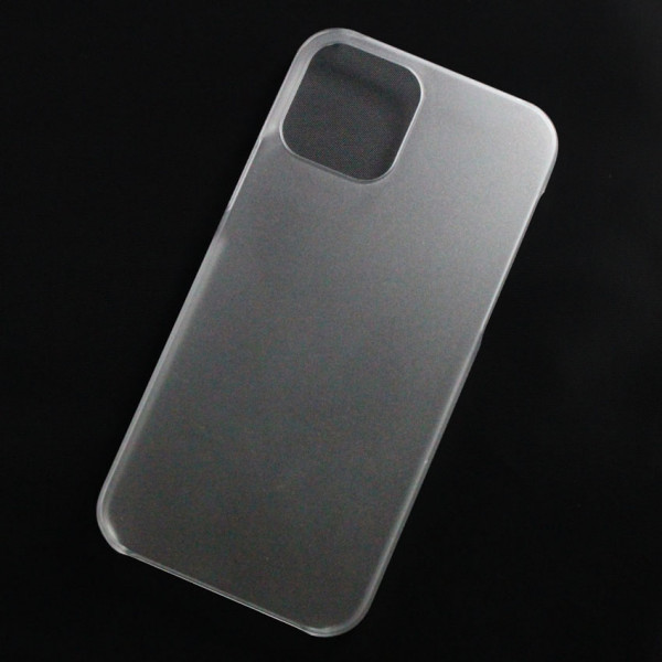 Ốp lưng nhựa cứng iPhone 12 nhám trong
