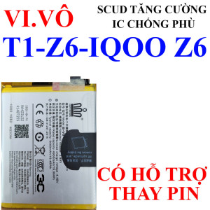 Pin Webphukien/SCUD cho Vivo T1, IQOO Z6, Z6 B-VO B-V0 5000mAh