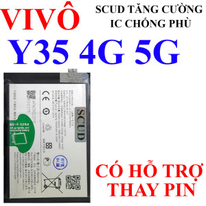 Pin Webphukien/SCUD cho Vivo Y35 B-W0 B-WO 5000mAh
