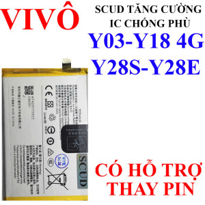 Pin Webphukien/SCUD cho Vivo Y03, Y28E, Y18, Y28S BA33 5000mAh