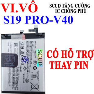 Pin Webphukien/SCUD cho Vivo S19 Pro, V40 BA49 5500mAh