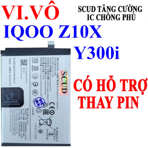 Pin Webphukien/SCUD cho Vivo IQOO Z10X, Y300i BA90 6500mAh