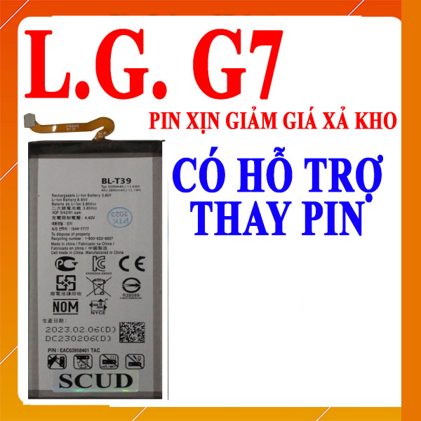 Pin Webphukien cho LG G7 ThinQ G710 Việt Nam BL-T39 - 3000mAh