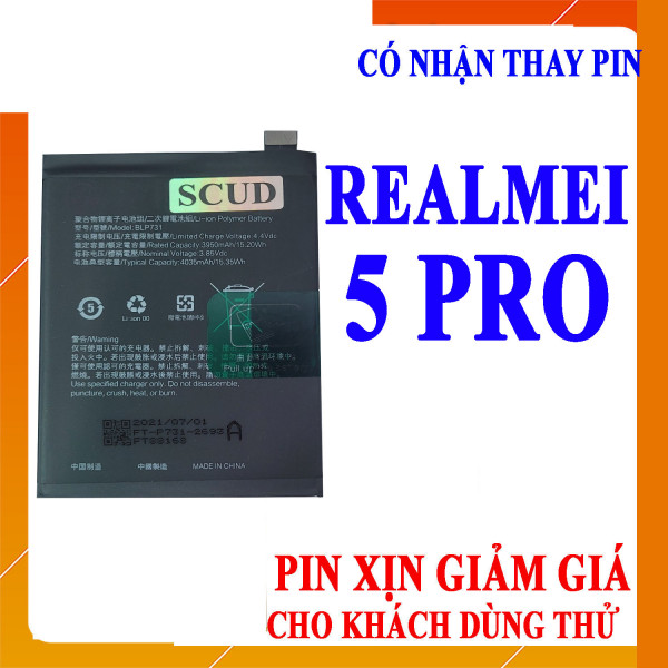 Pin Webphukien cho Realme 5 Pro Việt Nam BLP731 dung lượng 4035mAh 