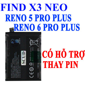 Pin Webphukien cho Oppo Reno 5 Pro Plus, Reno 6 Pro Plus, Find X3 Neo - BLP825 4450 mAh