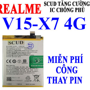Pin SCUD/Webphukien cho Realme V15/Realme X7 BLP833 4310mAh