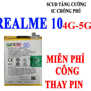 Pin SCUD/Webphukien cho Realme 10 4G 5G BLP957 5000mAh
