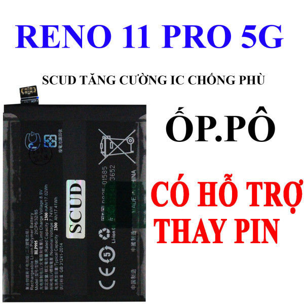 Pin Scud/Webphukien cho Oppo Reno 11 Pro 4700mAh BLP995