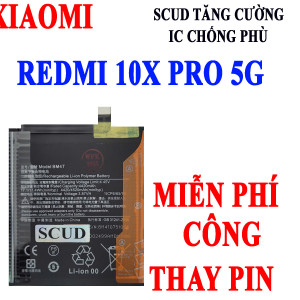 Pin Scud cho Xiaomi Redmi 10X Pro 5G BM4T 4520mAh Pin Scud cho Xiaomi Redmi 10X Pro 5G BM4T 4520mAh