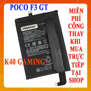 Pin Webphukien cho Xiaomi Redmi K40/K40 Gaming/Poco F3 GT BM56 5065 mAh Việt Nam