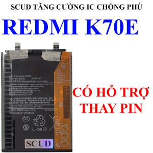 Pin SCUD/Webphukien cho Xiaomi Redmi K70E BM5X 5500mAh