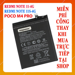 Pin Webphukien cho Xiaomi Redmi Note 11S/Note 11/Poco M4 Pro BN5D 5000 mAh Việt Nam