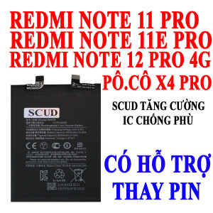 Pin Webphukien cho Xiaomi Redmi Note 11 Pro/Note 11E Pro/Note 12 Pro 4G/Poco X4 Pro BN5E 5000 mAh Việt Nam Pin Webphukien cho Xiaomi Redmi Note 11 Pro/Note 11E Pro/Note 12 Pro 4G/Poco X4 Pro BN5E 5000 mAh Việt Nam