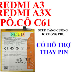 Pin SCUD/Webphukien cho Xiaomi Redmi A3, Redmi A3X, Poco C61 BN5R 5000mAh 