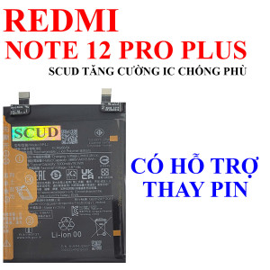 Pin SCUD/Webphukien cho Xiaomi Redmi Note 12 Pro Plus BP4J 5000mAh