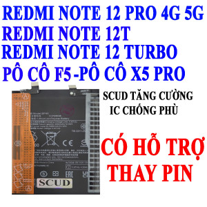 Pin Webphukien cho Xiaomi Redmi Note 12 Pro/Redmi Note 12T/Poco X5 Pro/Poco F5/Redmi Note 12 Turbo BP4K 5000 mAh Pin Webphukien cho Xiaomi Redmi Note 12 Pro/Redmi Note 12T/Poco X5 Pro/Poco F5/Redmi Note 12 Turbo BP4K 5000 mAh