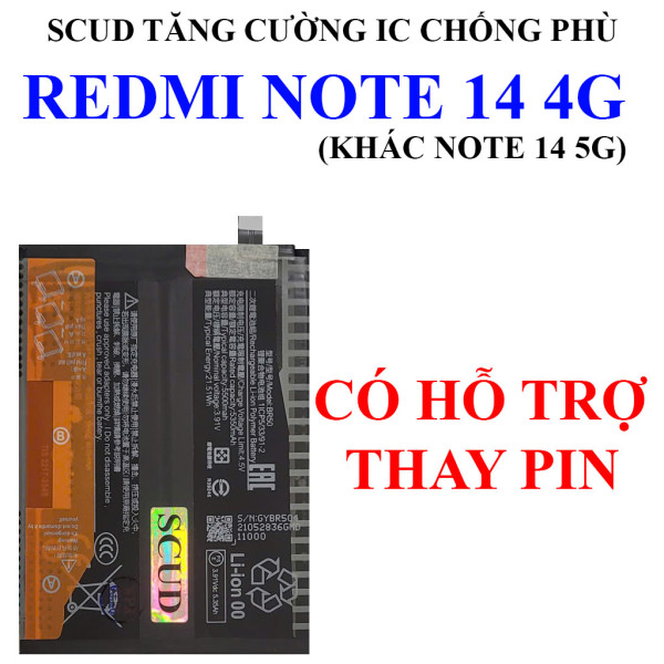 Pin SCUD/Webphukien cho Xiaomi Redmi Note 14 BR50 5500mAh