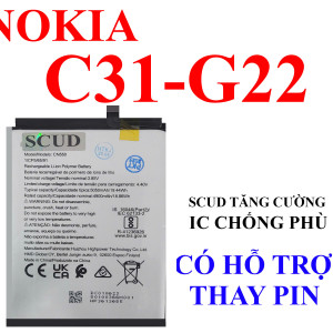 Pin Scud/Webphukien cho Nokia C31/G22 CN550 5050 mAh
