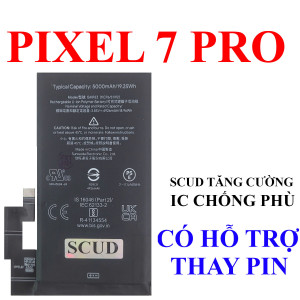 Pin SCUD/Webphukien cho Google Pixel 7 Pro Việt Nam GMF5Z 5000mAh