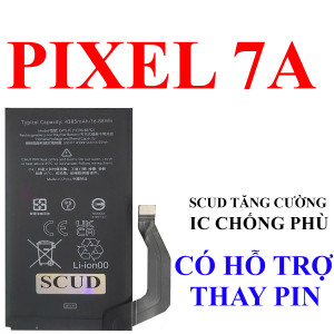 Pin SCUD/Webphukien cho Google Pixel 7A Việt Nam GP5JE 4385 mAh