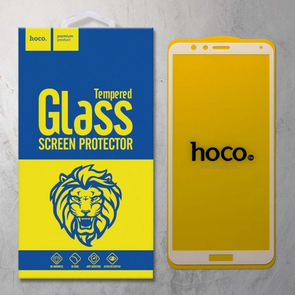 Miếng dán cường lực Huawei Honor 7X hiệu Hoco.tw Full màn hình (Trắng)