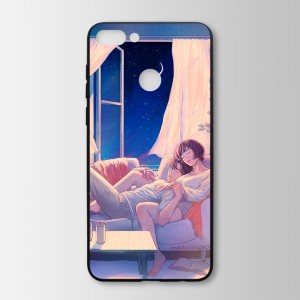 Ốp lưng kính in hình cho Huawei Y9 2018 Valentine (mẫu 11) - Hàng chính hãng