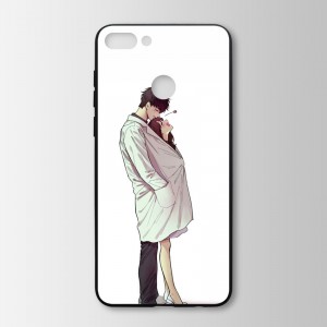 Ốp lưng kính in hình cho Huawei Y9 2018 Valentine (mẫu 32) - Hàng chính hãng