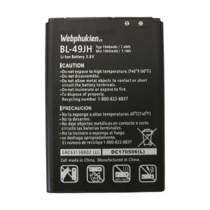 Pin Webphukien cho LG K4 K120 Việt Nam (BL-49JH) - 1940mAh Pin Webphukien cho LG K4 K120 Việt Nam (BL-49JH) - 1940mAh