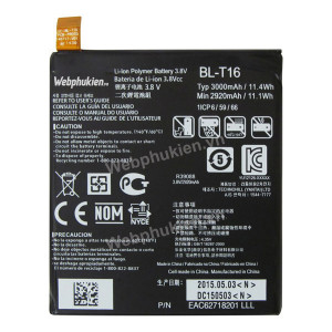 Pin Webphukien cho LG G Flex 2 H950 LS996 H959 Việt Nam (BL-T16) - 3000mAh Pin Webphukien cho LG G Flex 2 H950 LS996 H959 Việt Nam (BL-T16) - 3000mAh