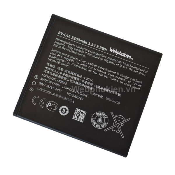 Pin Microsoft Lumia 540 (BV-L4A) - 2200mAh Original Battery