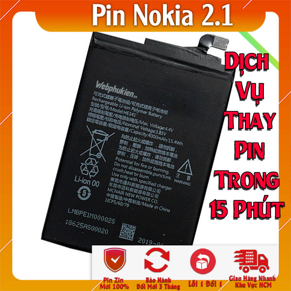 Pin Webphukien cho Nokia 2.1 Việt Nam HE341 - 4000mAh