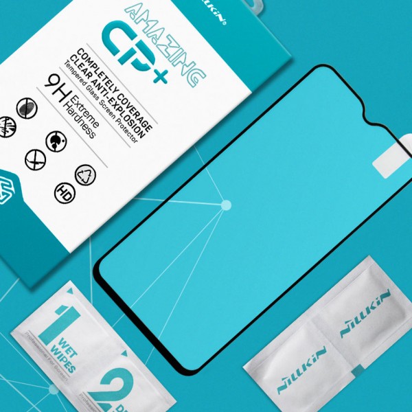 Miếng dán cường lực Oppo F9 hiệu Nillkin.tw Full Viền (Đen)