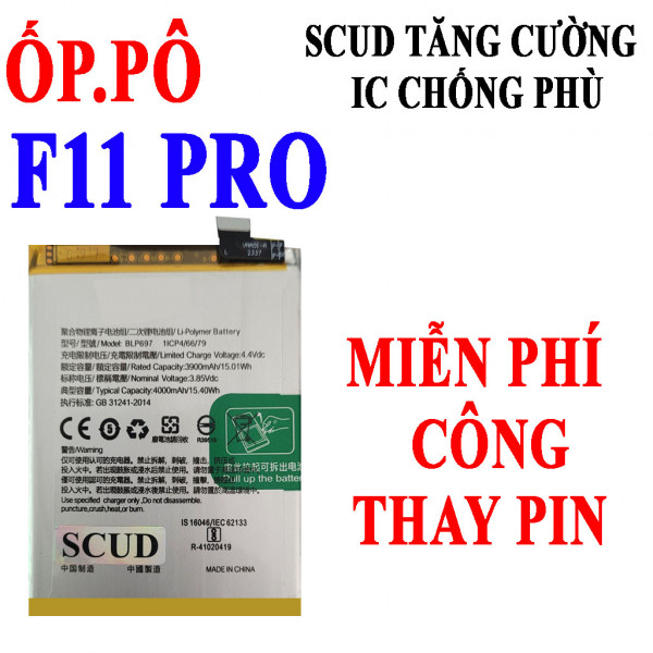 Pin Webphukien cho Oppo F11 Pro Việt Nam BLP697 - 4000mAh