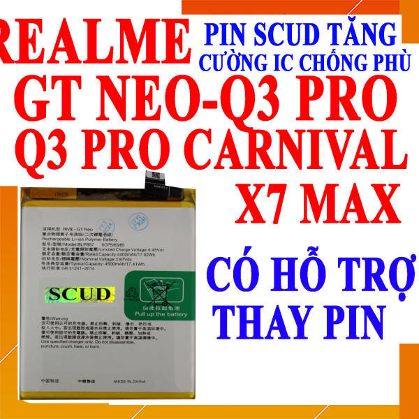 Pin Webphukien cho Realme GT Neo/Realme Q3 Pro/Realme X7 Max, Realme Q3 Pro Carnival BLP857 4500 mAh