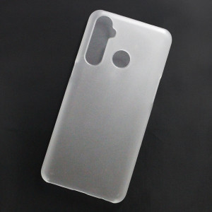 Ốp lưng nhựa cứng Realme 5 Pro nhám trong